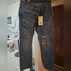 Levi's 501 Original distressed 38"x34" NWT